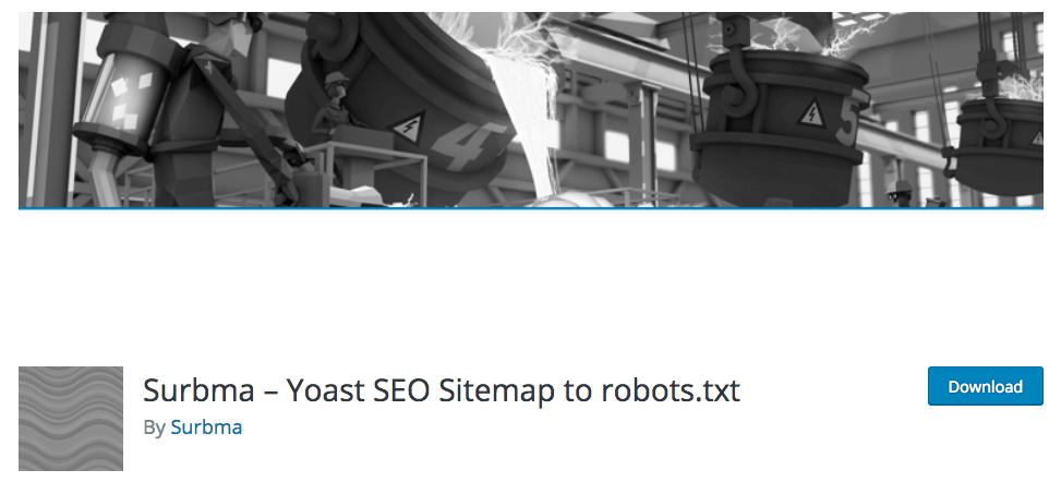 Surbma Yoast SEO sitemap for robots.txt WordPress插件