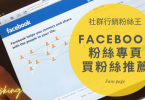 超快速FB購買粉絲推薦優惠，2022年Facebook成為人氣品牌必備的加粉神器